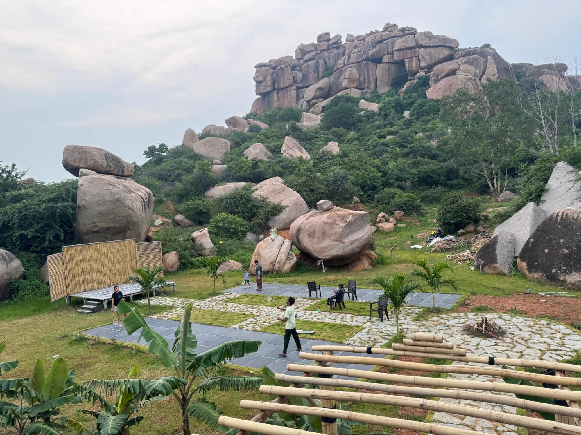 Hill Stone View Hampi Hotel Exterior foto